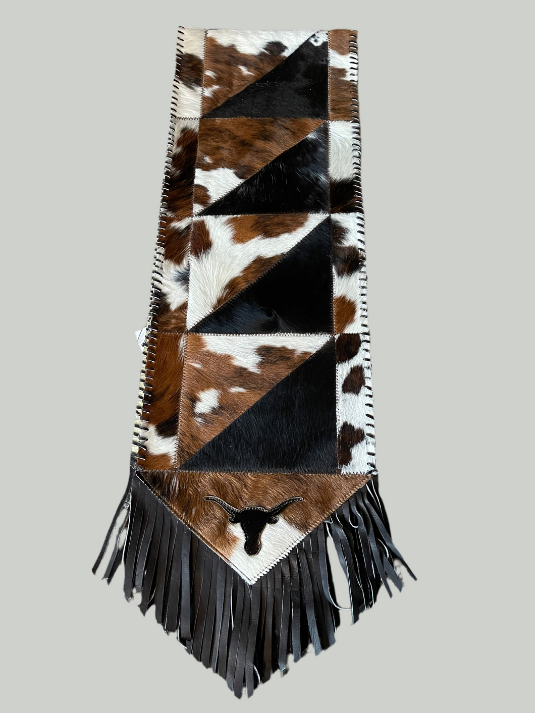 (#C124) Cowhide Table Runner