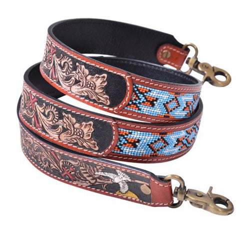 (#PS0A5) Dove Song  Hand-Tooled Strap