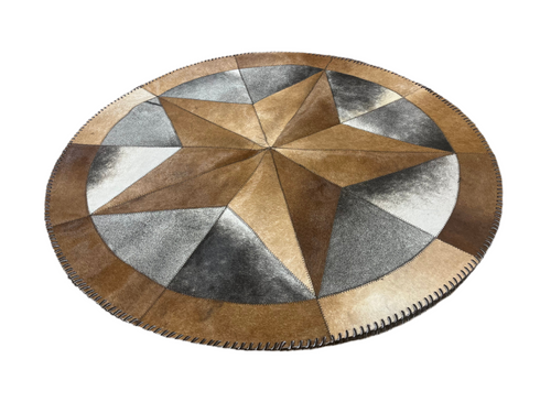 (#23) COWHIDE ROUND RUG