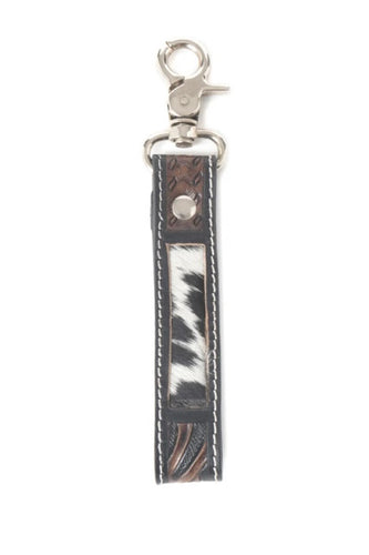 KF2502 Braided Buckle Hairon Key Fob