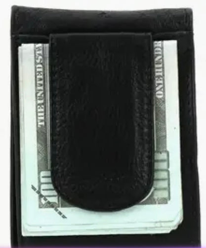 2504LI Leather Bi-Fold Wallet with Money Clip