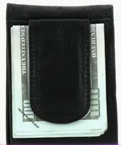 2504LI Leather Bi-Fold Wallet with Money Clip