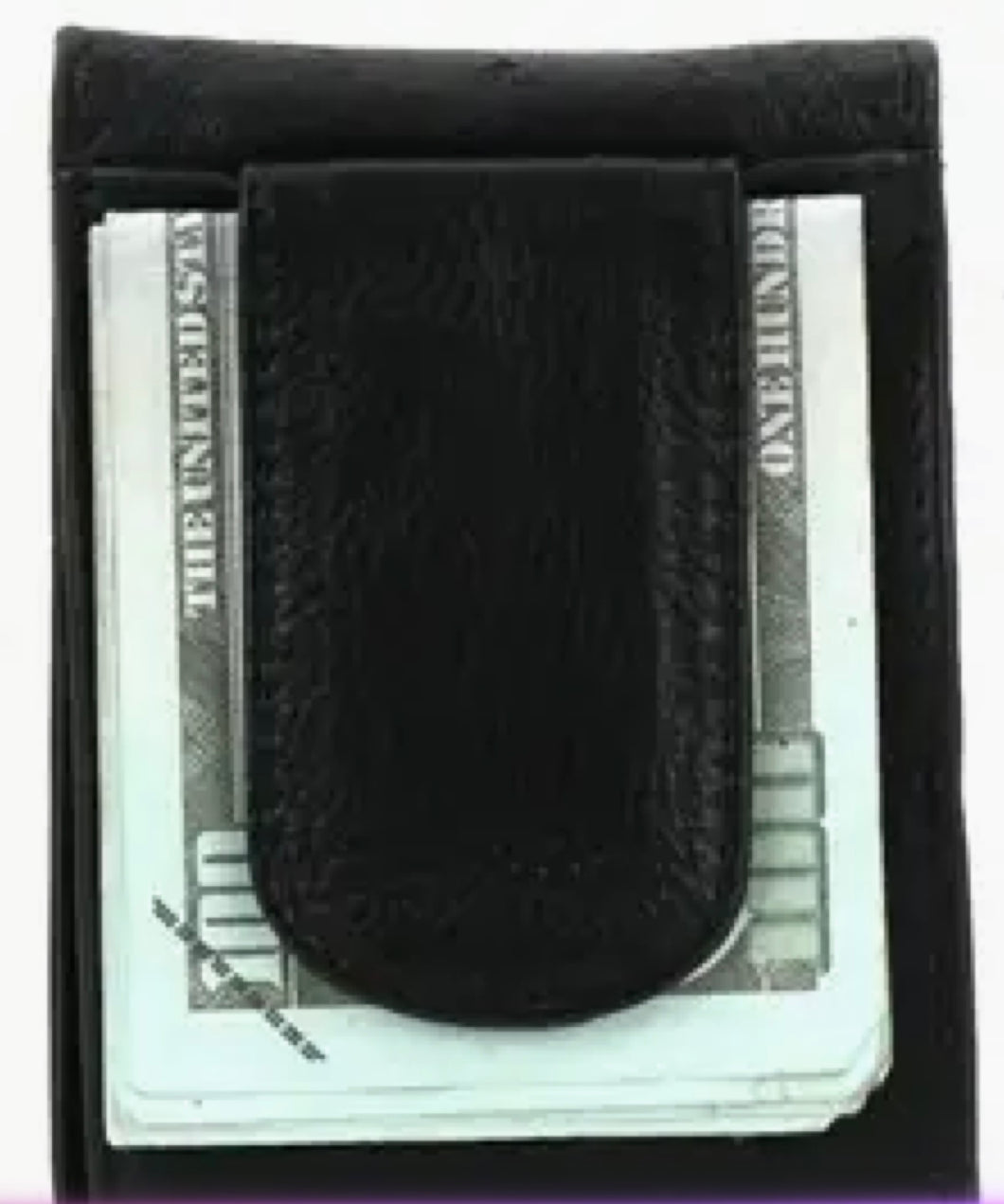 2504LI Leather Bi-Fold Wallet with Money Clip