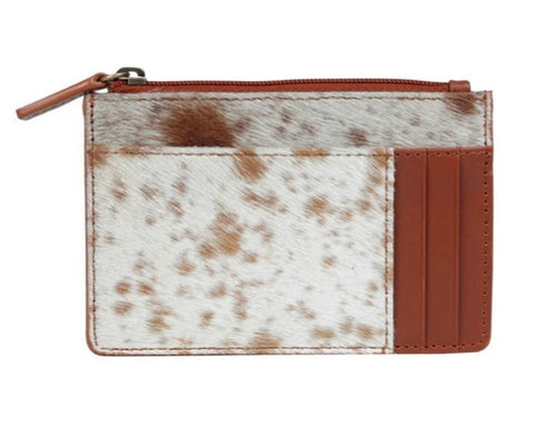 2508MB Hair-on Leather Card Holder