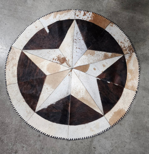 RR2505 COWHIDE ROUND RUG