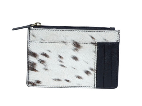 2507MB Hair-on Leather Card Holder