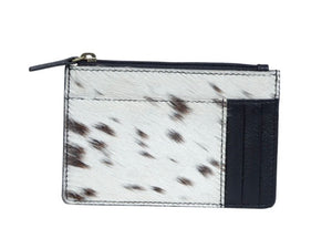 2507MB Hair-on Leather Card Holder