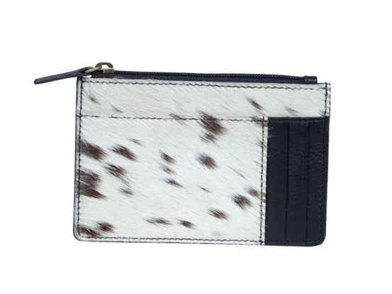 2507MB Hair-on Leather Card Holder