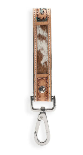 KF2505 Hand-Tooled Leather Key Fob