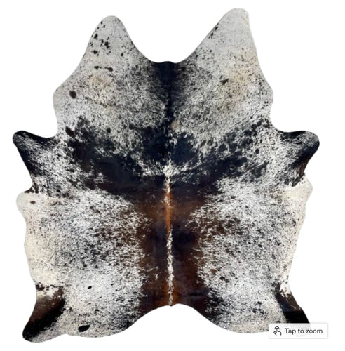 CH2508 Tricolor Speckled Brazilian Cowhide