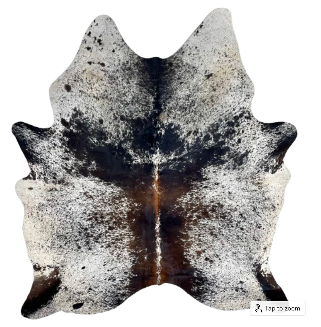 CH2508 Tricolor Speckled Brazilian Cowhide