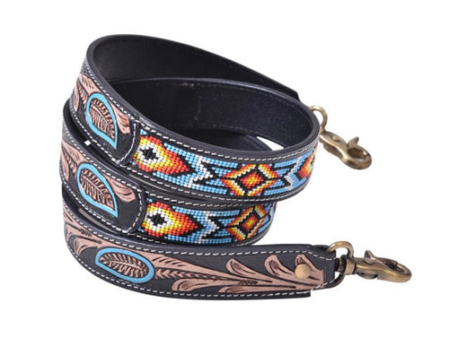 (#PS0A2) Blazing Sun Hand-Tooled Strap