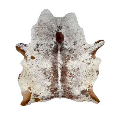 CH2506 White and Brown speckled Cowhides