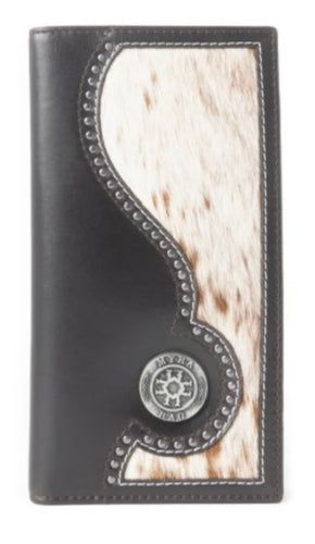 2501MB Longhorn Hairon Leather Wallet