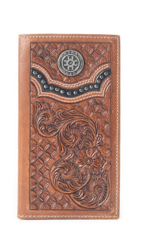 2504MB Hand Tooled Leather Wallet