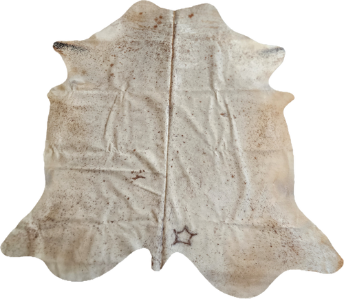 CHT2533 Light Brown & White Cowhide