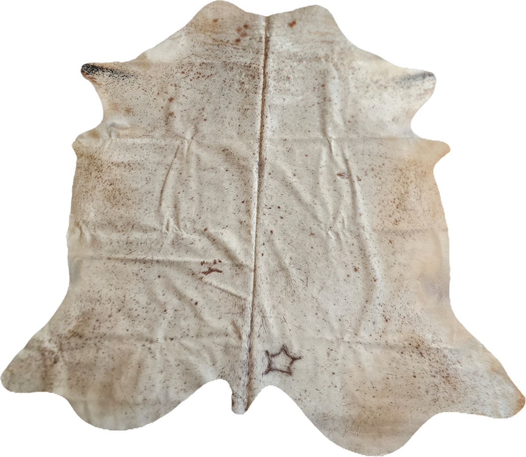 CHT2533 Light Brown & White Cowhide