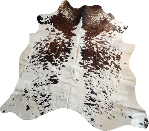 CHT2536 Brown & White Cowhide