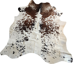 CHT2536 Brown & White Cowhide