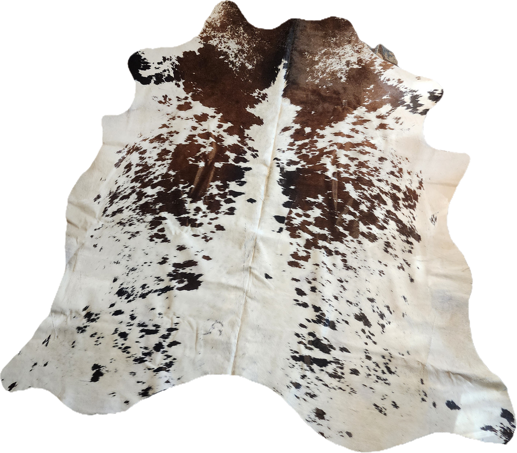 CHT2536 Brown & White Cowhide