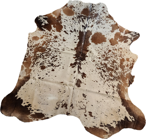 CHT2541 Brown & White Cowhide