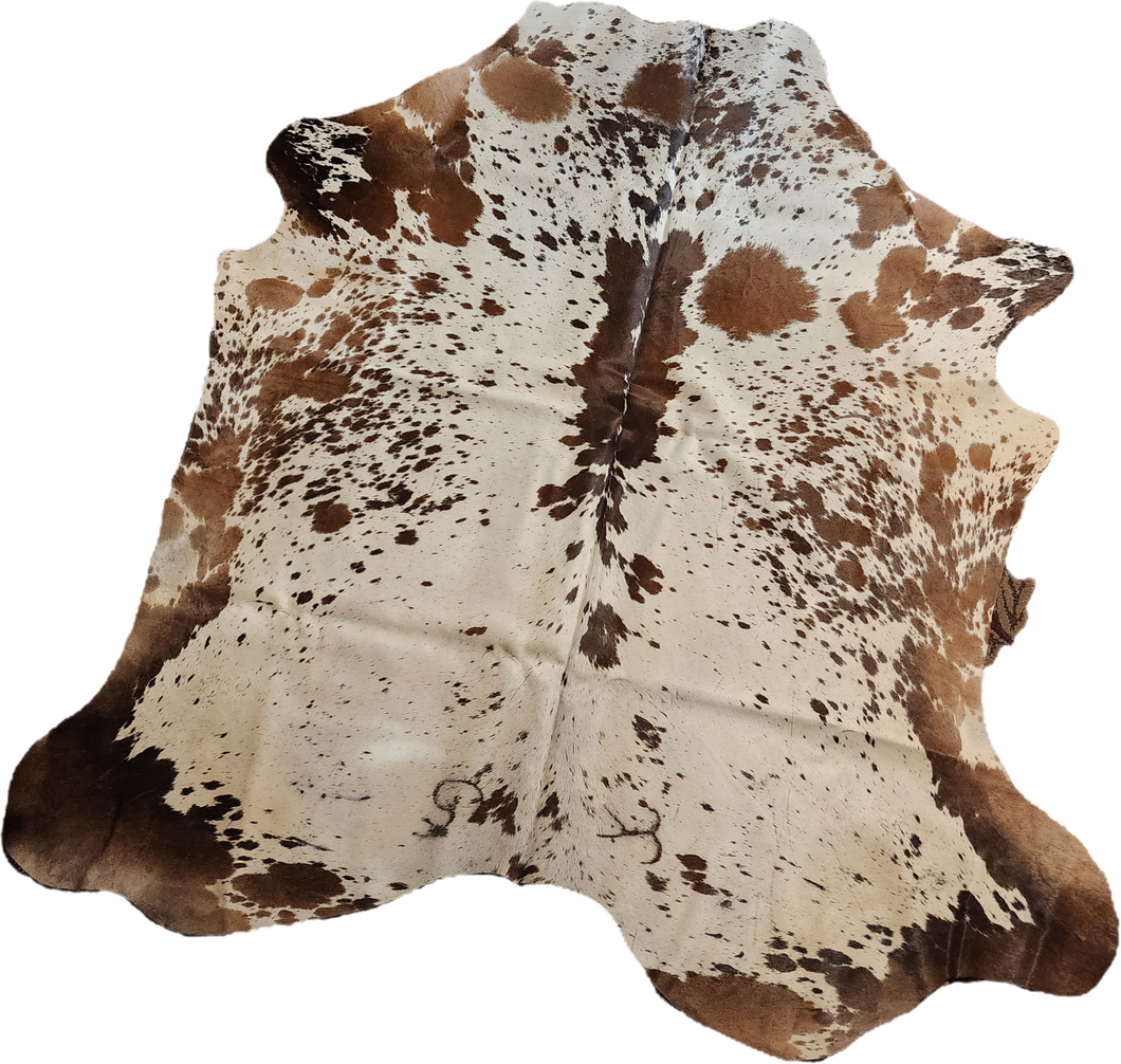 CHT2541 Brown & White Cowhide