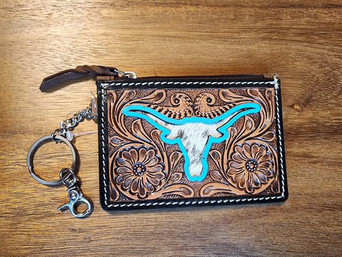 2524BH Leather Cowhide Keychain