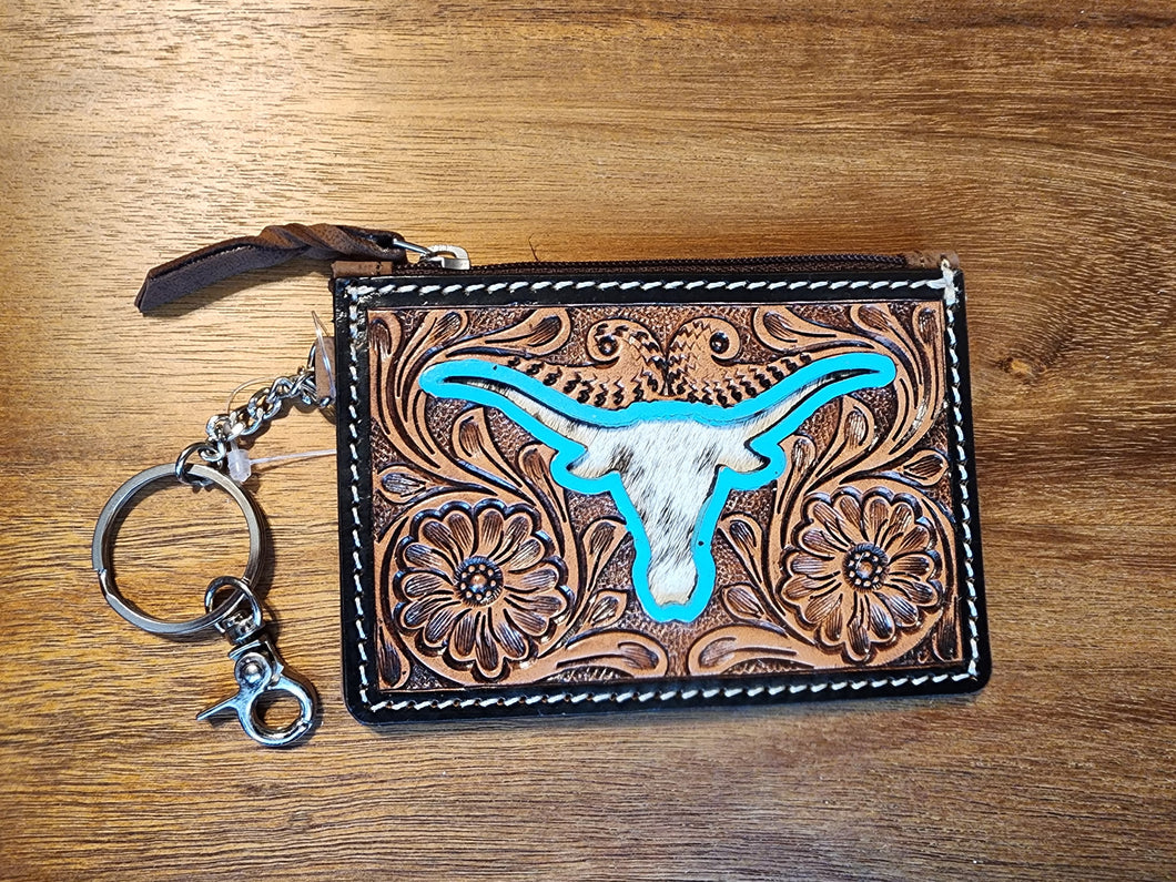 2524BH Leather Cowhide Keychain