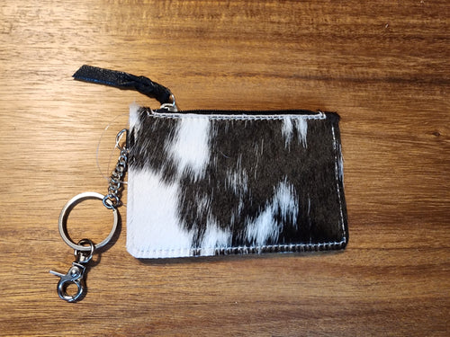 2504BH Cowhide Leather Keychain Wallet