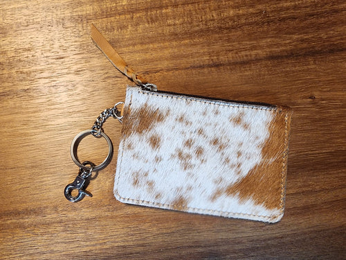 2505BH Cowhide Leather Keychain Wallet