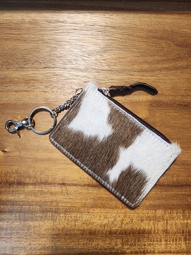 2503BH Cowhide Leather Keychain Wallet