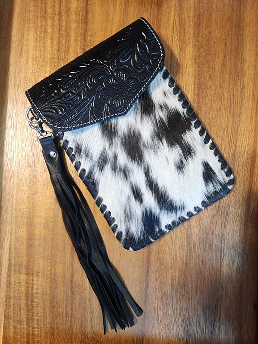 2515BH Phone Crossbody Tooled Bag
