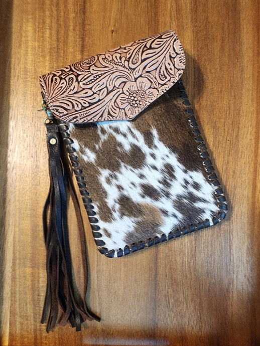 2516BH Phone Crossbody Tooled Bag