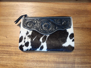 2518BH Cowhide Wristlet Purse