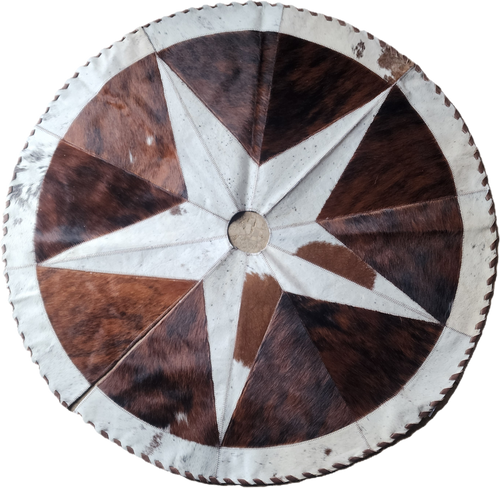 2504CTS Cowhide Christmas Tree Skirt