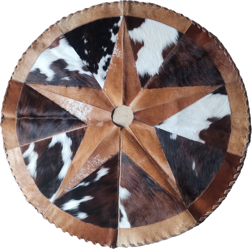 2509CTS Cowhide Christmas Tree Skirt
