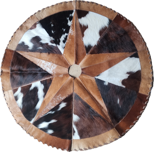 2509CTS Cowhide Christmas Tree Skirt