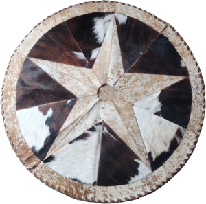 2508CTS Cowhide Christmas Tree Skirt