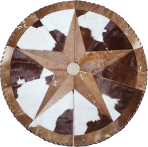 2512CTS Cowhide Christmas Tree Skirt