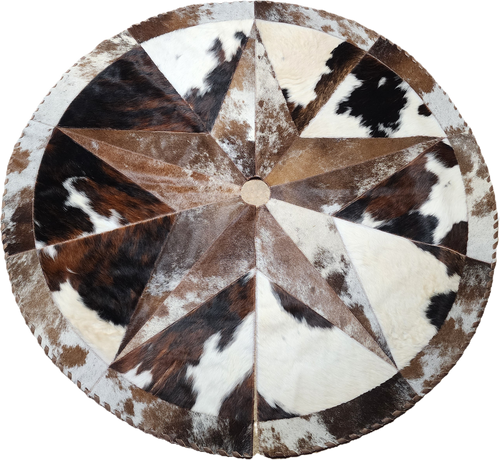 2516CTS Cowhide Christmas Tree Skirt