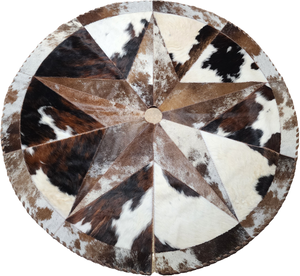 2516CTS Cowhide Christmas Tree Skirt